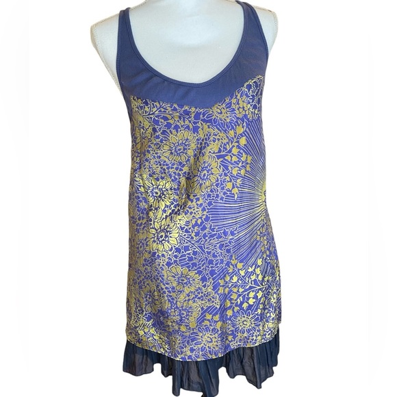 Free People Tops - Free People Silk Tunic Sleeveless Dress Size 6